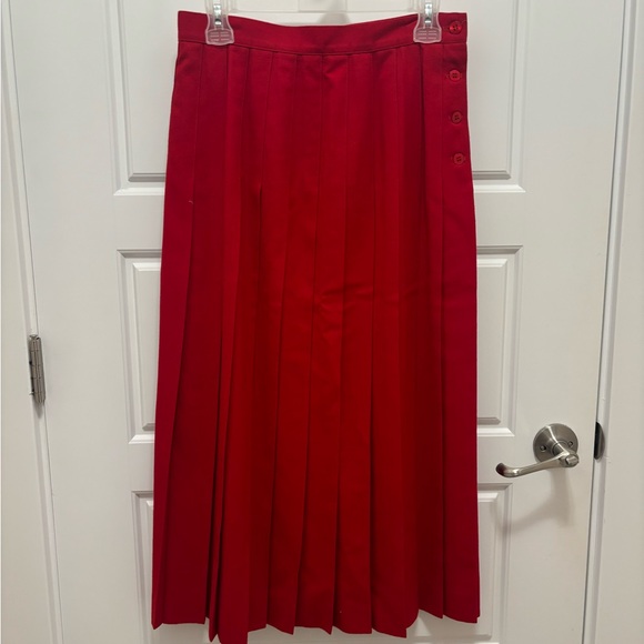 Vintage TALBOTS 100% wool pleated skirt - Picture 1 of 6